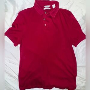Calvin klein men’s medium red polo